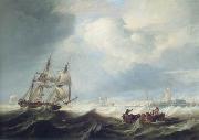 unknow artist, Seascape, boats, ships and warships. 128